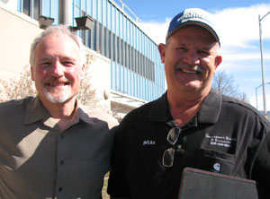 Photo of Mark Karnofski, left, and Mike McComas