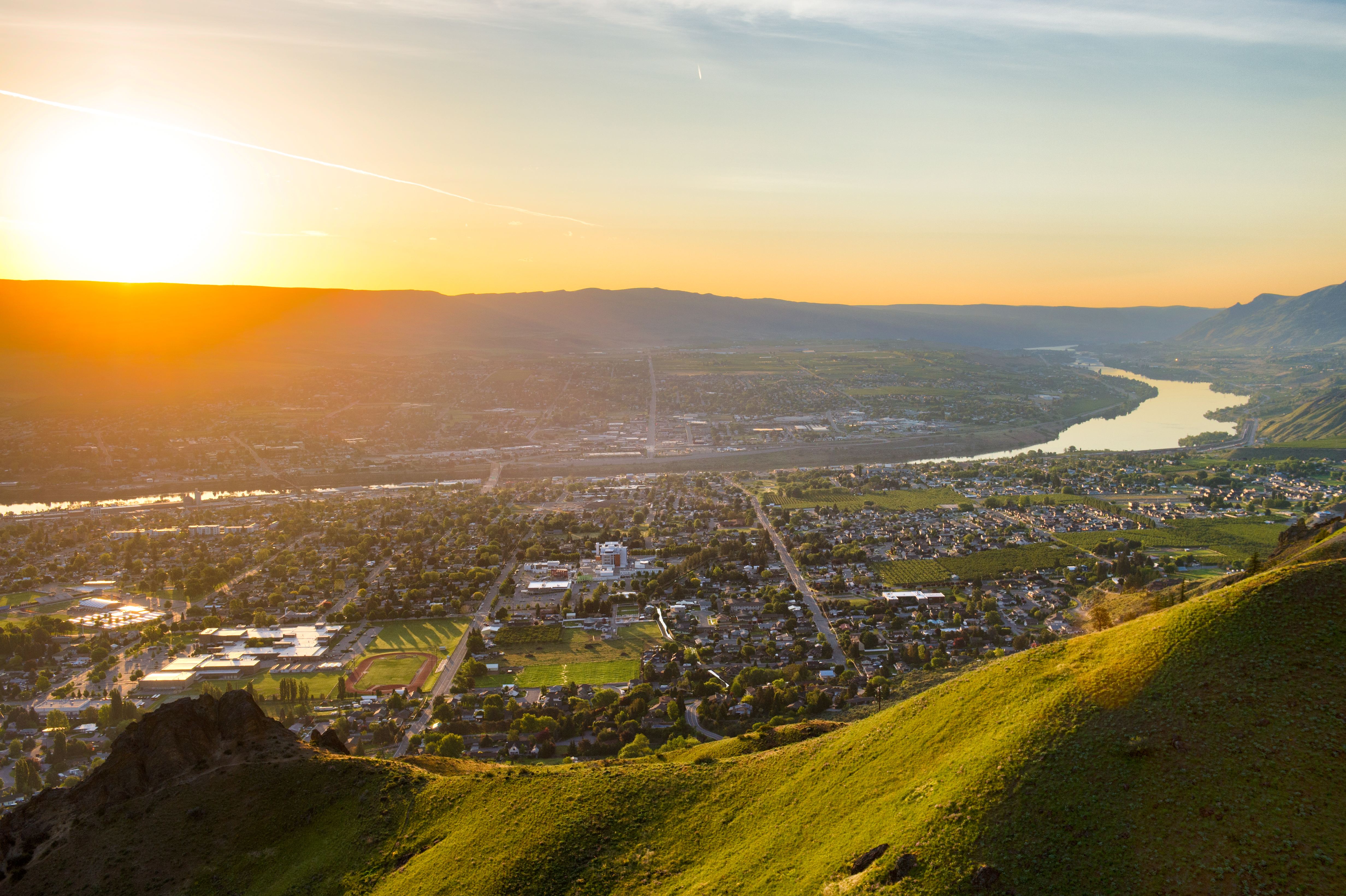 Aerial image of Wenatchee