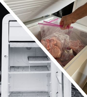 old fridge - chest freezer