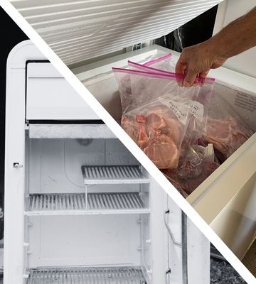 old fridge - chest freezer