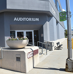 Entrance to the HQ Auditorium