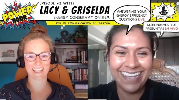 Screenshot of Power Hour with Lacy and Griselda