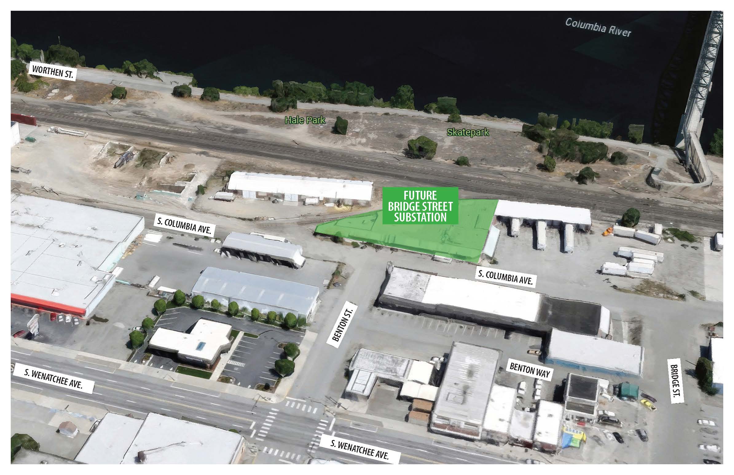 Bridge St Substation map
