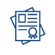 icon showing certificates
