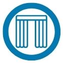 strip curtain icon