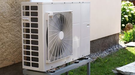 outdoor heat pump unit