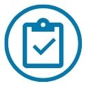 icon of clipboard with checkmark