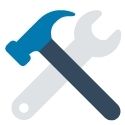 icon of hammer and wrench