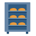 commercial bakery oven icon