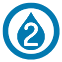 Tier 2 icon with water drop