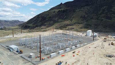 jumpoff View of Jumpoff Ridge Substation