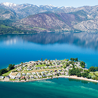 Niveles de agua en Lake Chelan