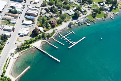 Manson Bay Park aerial sm Manson Bay Park aerial sm