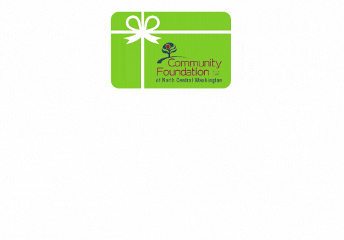 Community Foundation giving card with arrows to various community organization work