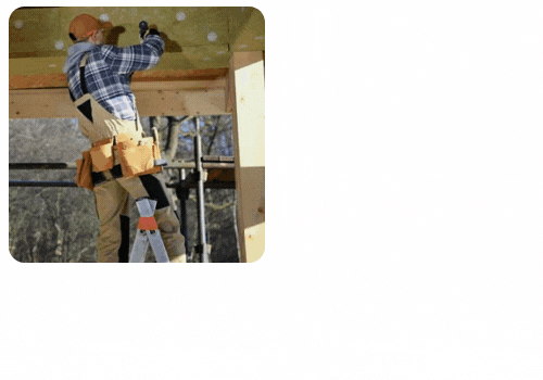 Videos of installing insulation, lighting, and heat pump