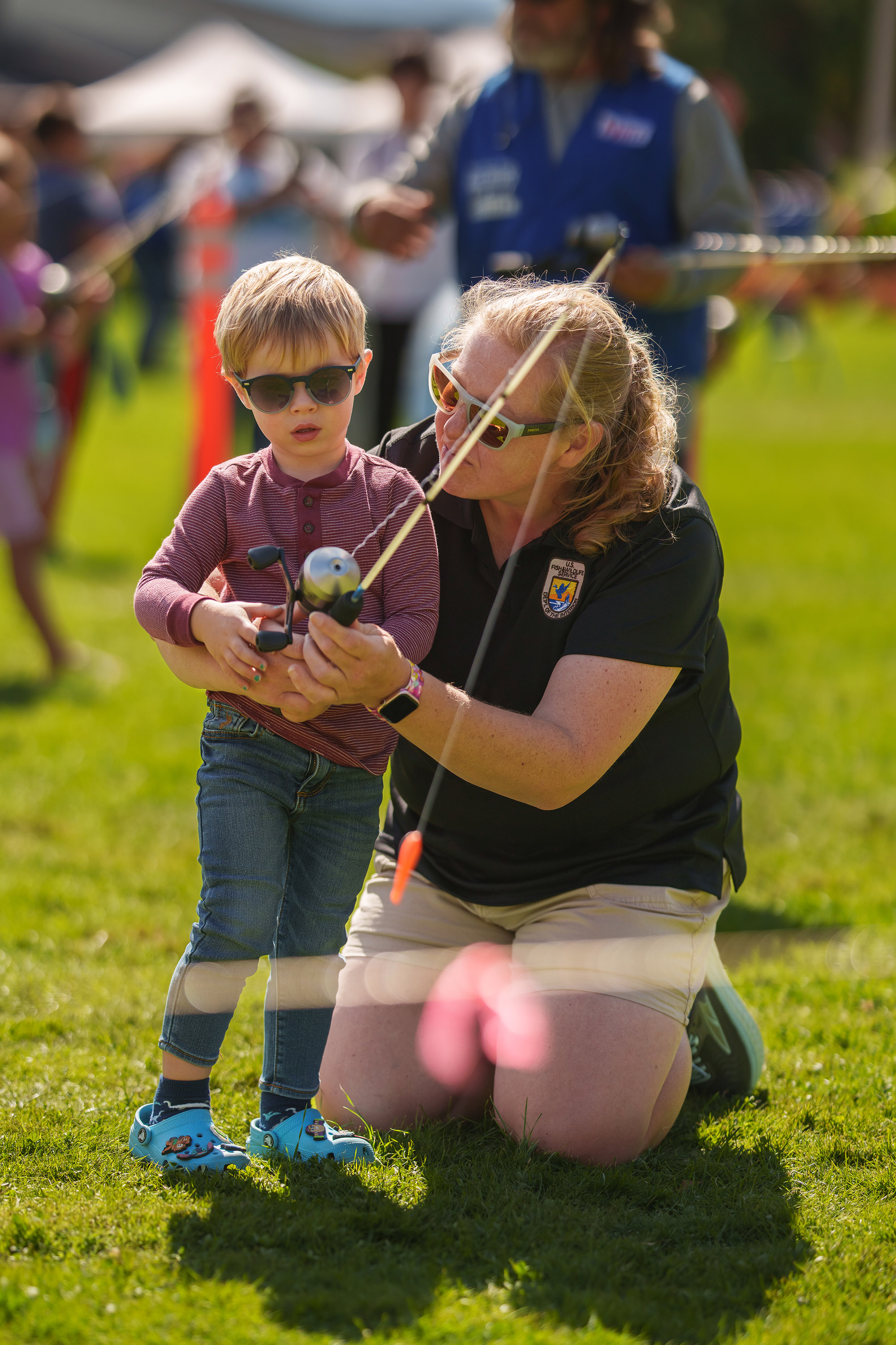 SalmonFest fishing boy