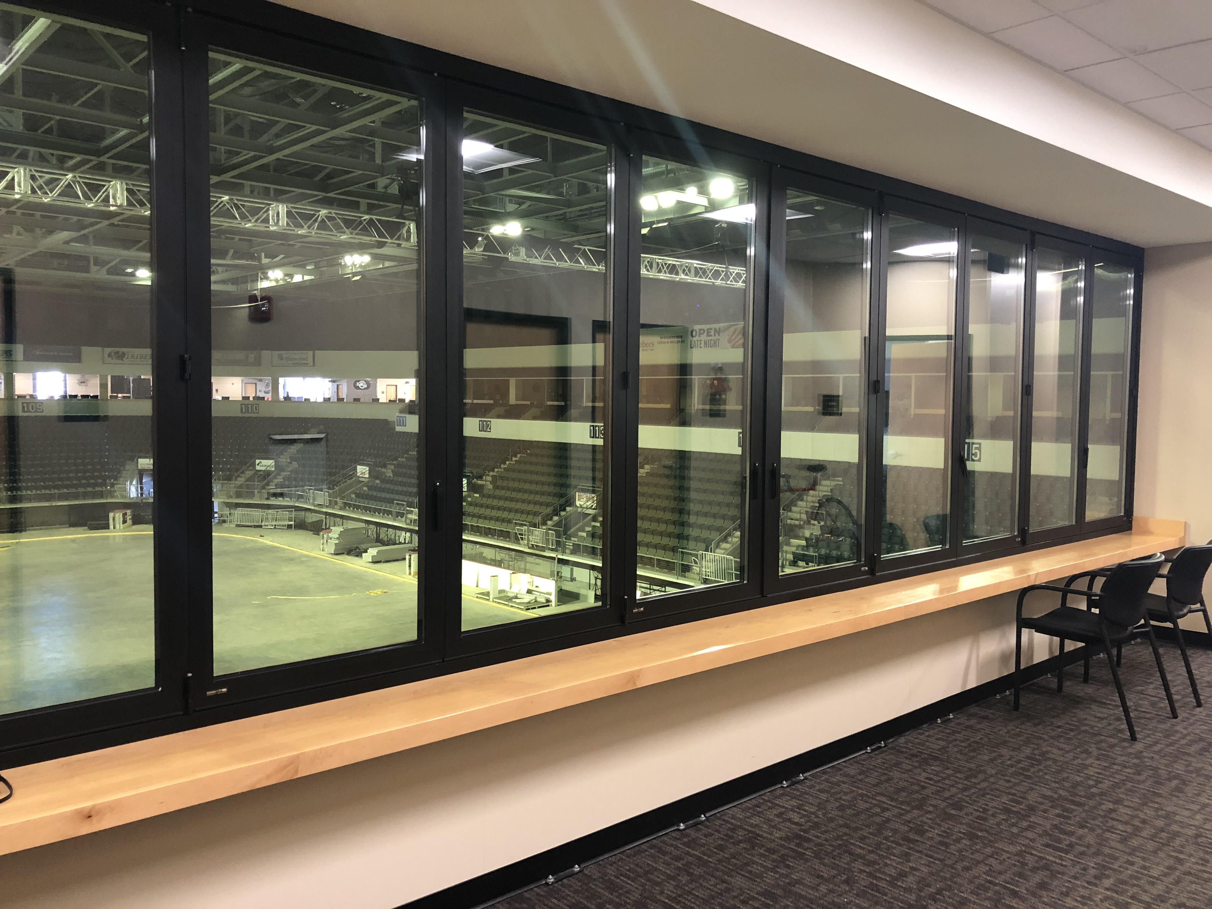 Town Toyota Center office hallway windows