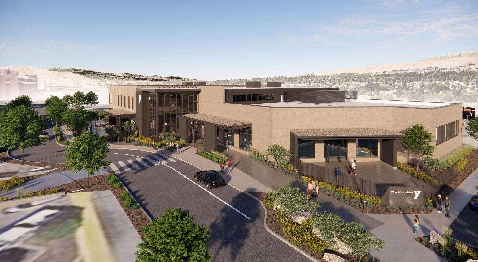artist rendering of YMCA Exterior